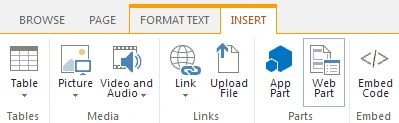 Insert in WebPart
