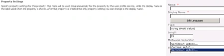 Multivalue Separator in sharepoint