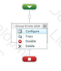 Group Exists UDA in Workflow