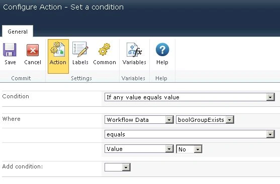 Workflow Condition