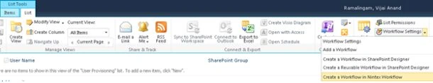Create a Workflow in Nintex Workflow