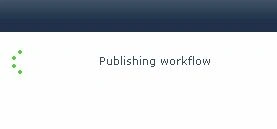 Publishing in workflow
