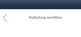 Publishing the workflow