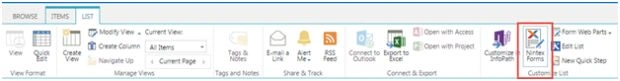 list tab