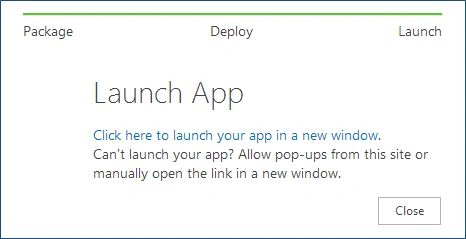 Launching App