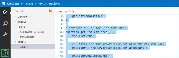 App.js During Project Execution
