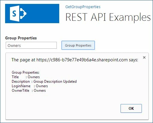 Group Properties