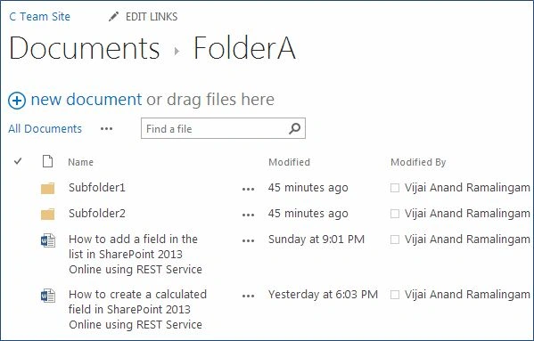 subfolders