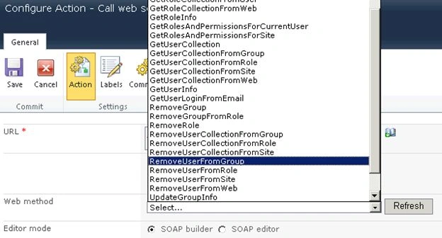 web service methods