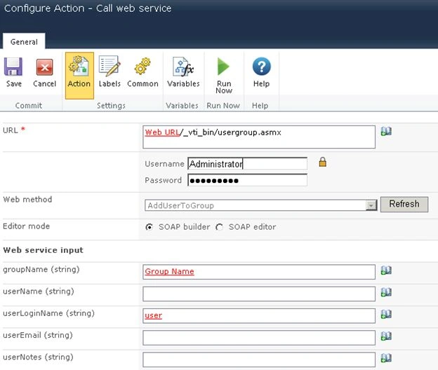 Call Web Service