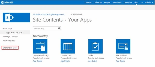 SharePoint Store
