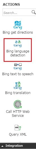 BING Language Detaction
