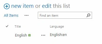 Edit List