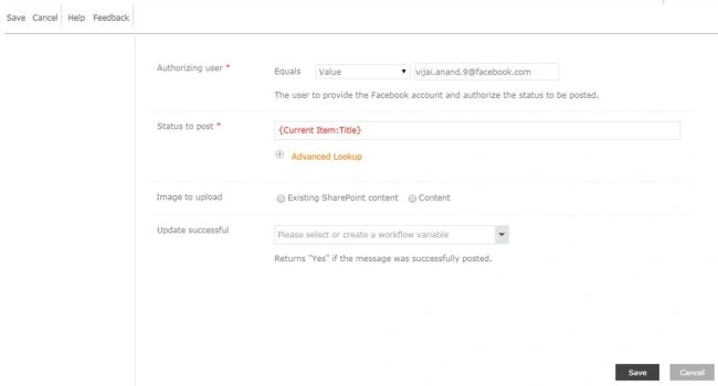 Authorizing user