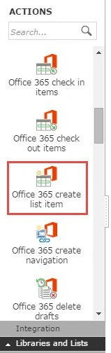 create list item