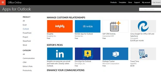 available apps