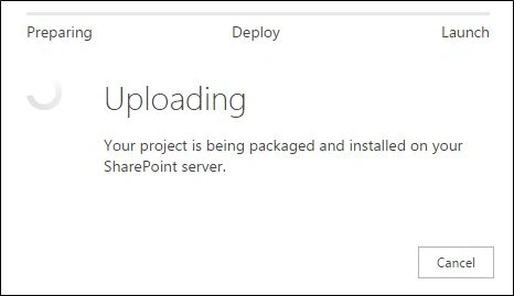 App is installing