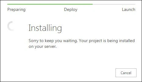 installing
