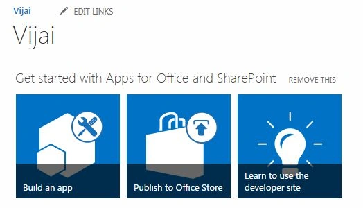 Build an app tile