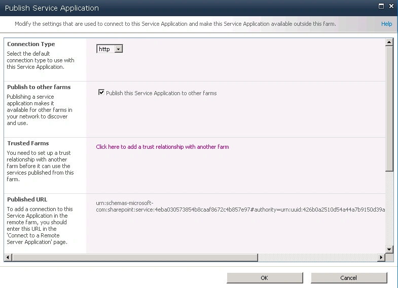 publish server application sharepoint 2010