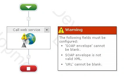 warning message