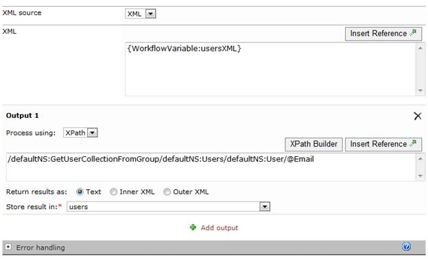 xml source