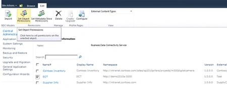 object permission in sharepoint