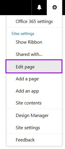 edit page