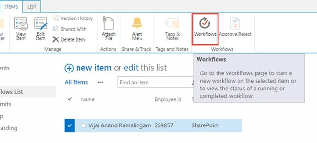 Workflows 