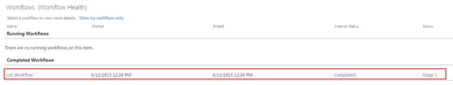 creating a list workflow