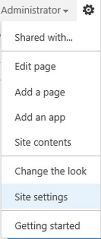 Site Settings