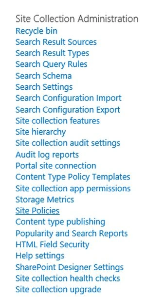 Site Collection