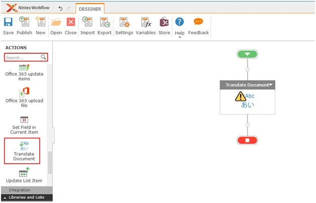 translate the documents to other language