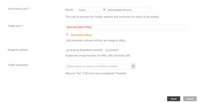 Authorizing user