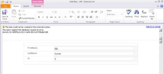 ID column1 in sharepoint