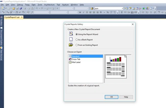 Create Crystal Report