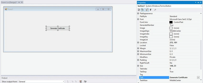 Generate Certificate