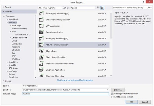 Creating Web Application