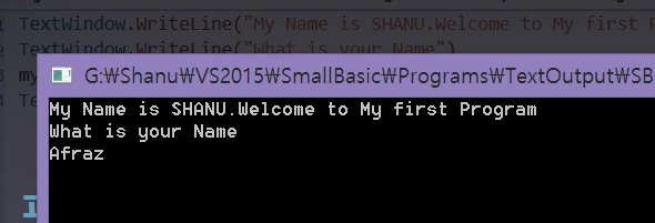 output