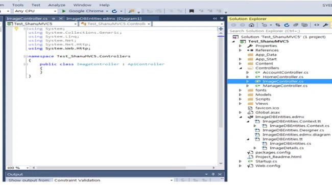 created Web API