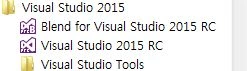 select Visual Studio