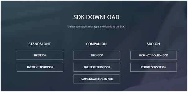 STANDALONE TIZEN SDK