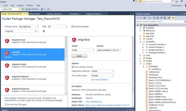 angularJS
