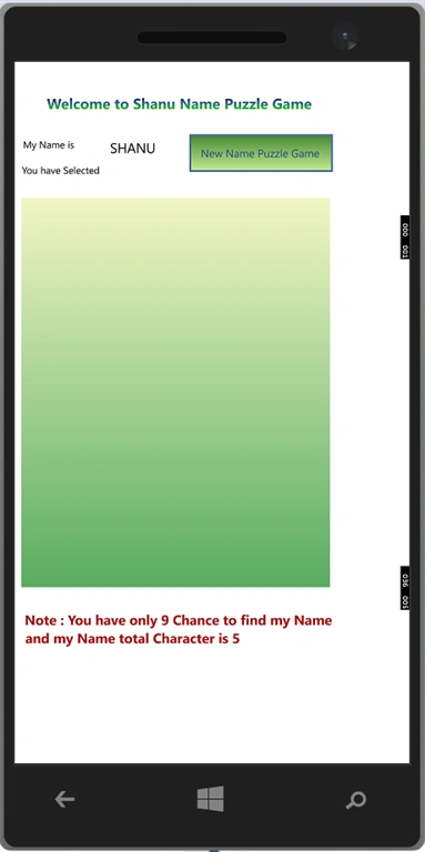 Our Application