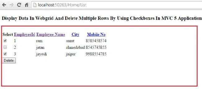 Run application