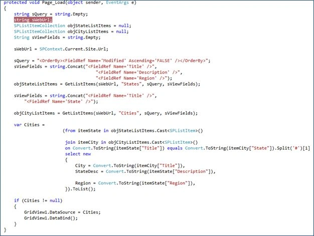 Page Load Event