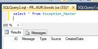 run the SQL query