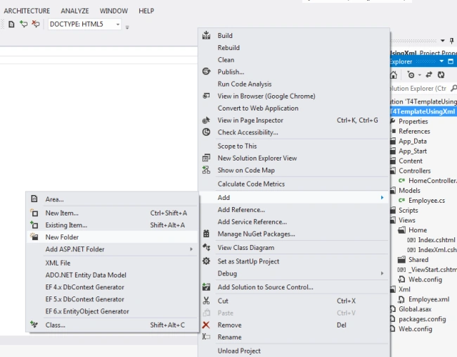 ADD new Folder