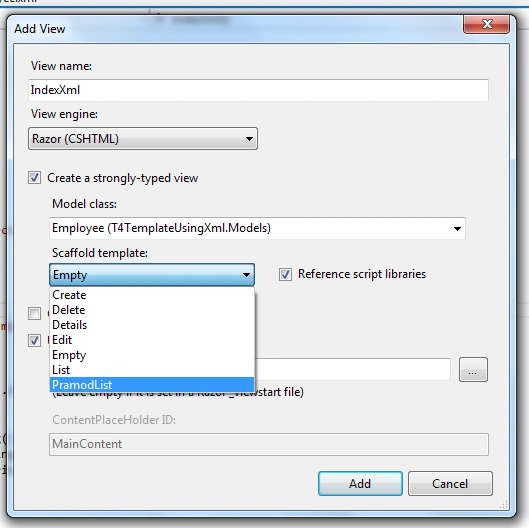 Add View List