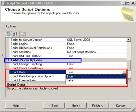 Generate Database Script in SQL Server